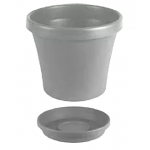 Serbor Grey Plastic Super-Pot 